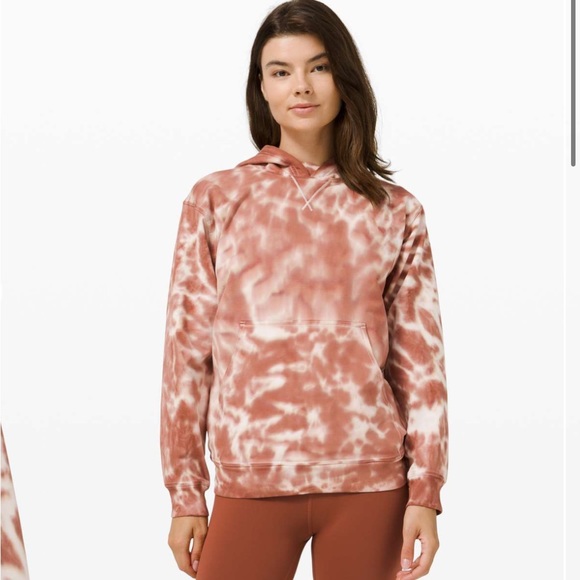 Lululemon All Yours tie die hoodie Pullover Sweatshirt Marmoleado Ancient Copper - Picture 1 of 14